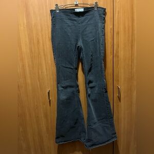 Free People Flared Pants size 26 Short Black